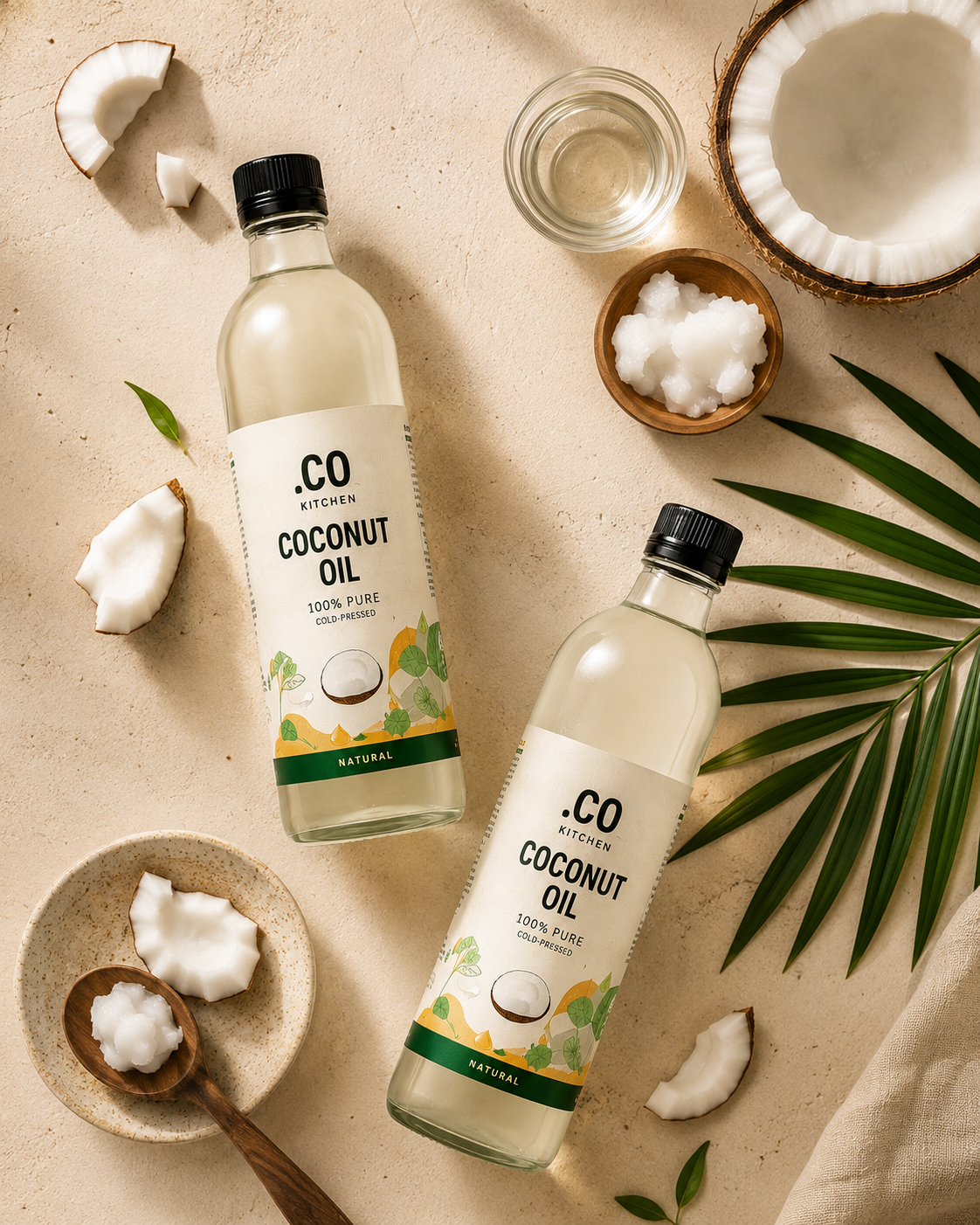 .CO Kitchen Coconut Oil product detail and packaging